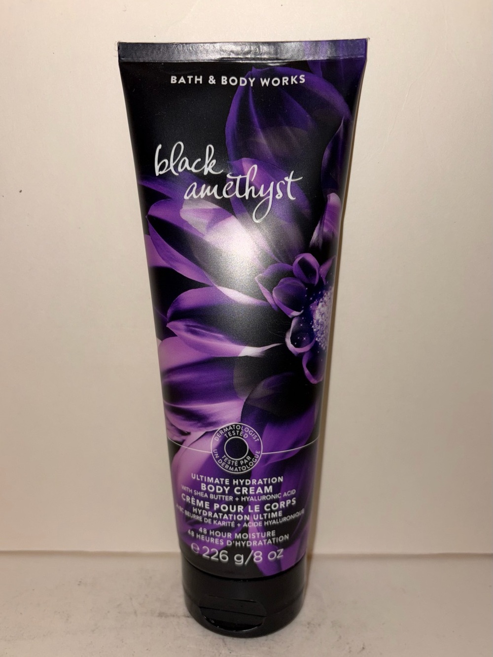 Bath & Body Works Black Amethyst Body Cream 8oz Discontinued New